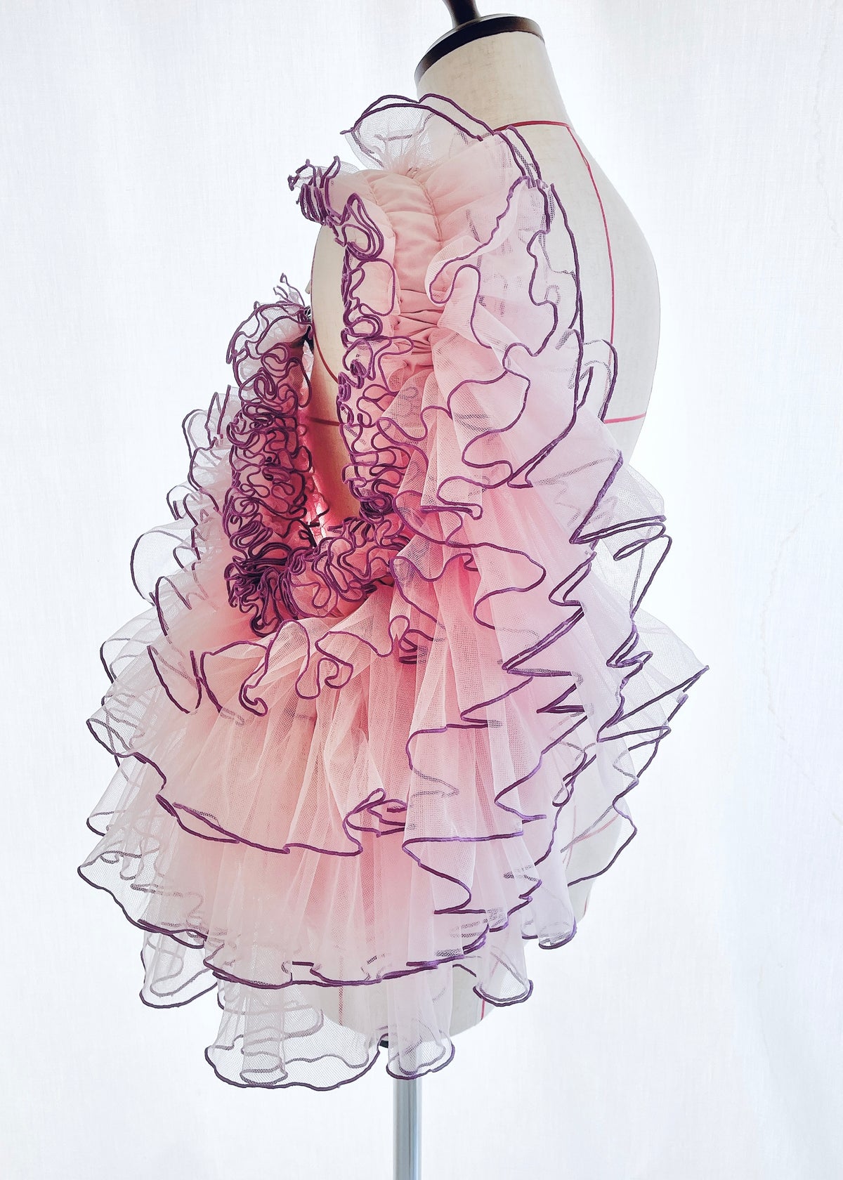 DŌRA TIÉRE | Ruffled Hidden Bag - PINK LEMONADE