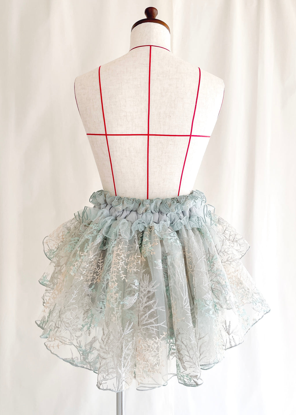 DŌRA GYPSA | Ruffled Hidden Bag - MIST GREEN