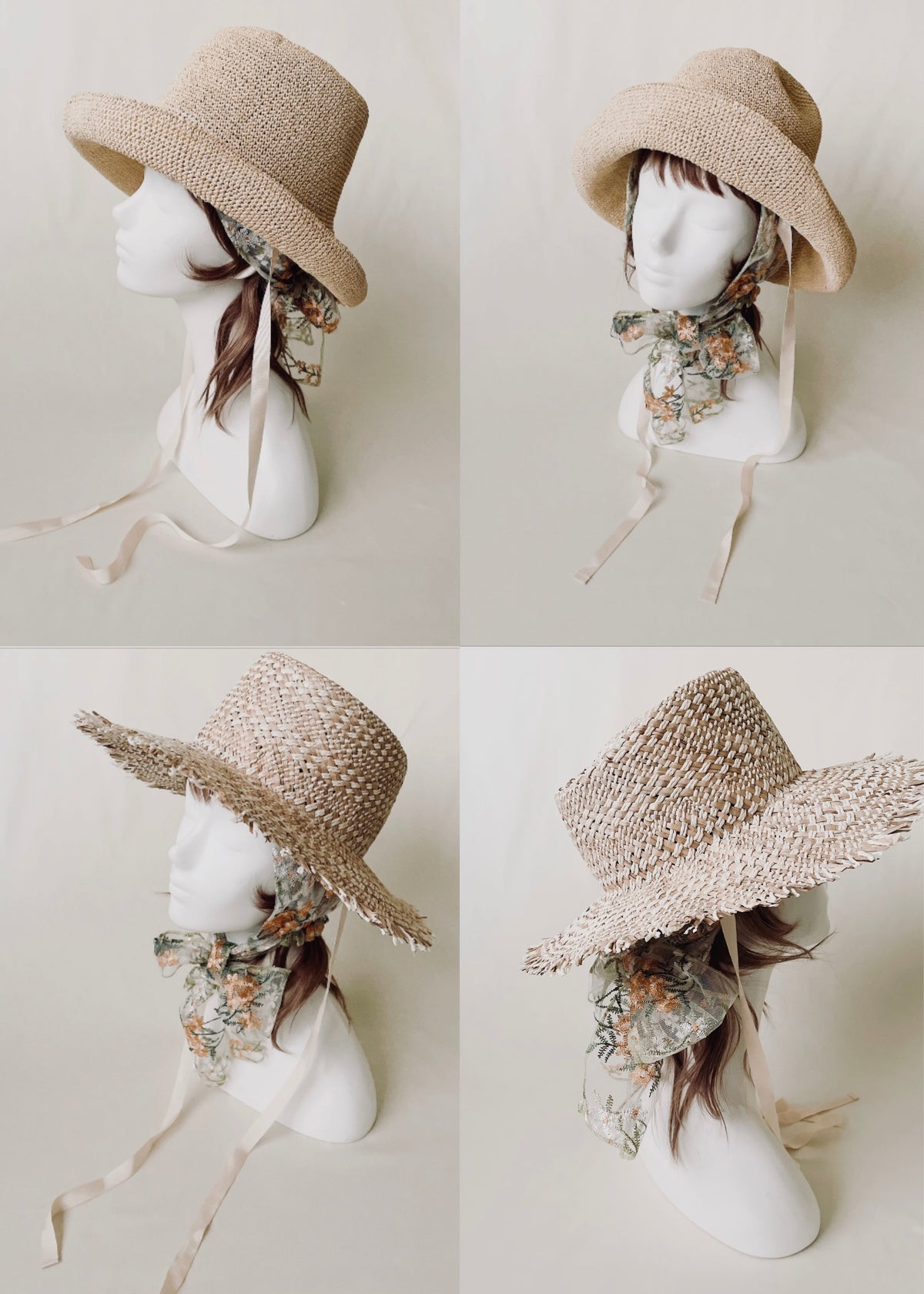 Wild Meadow | Embroidred Lace Veil Hood